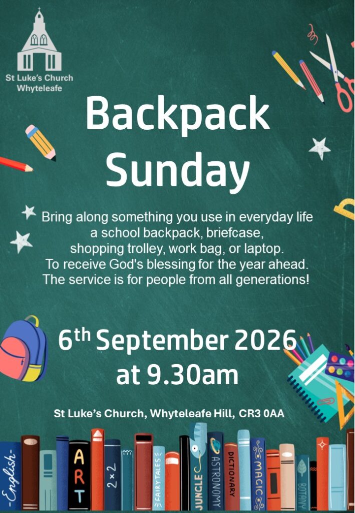 Backpack Sunday