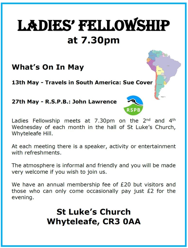 Ladies Fellowship May