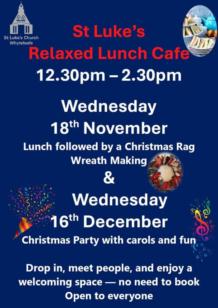 Lunch Club Nov and Dec