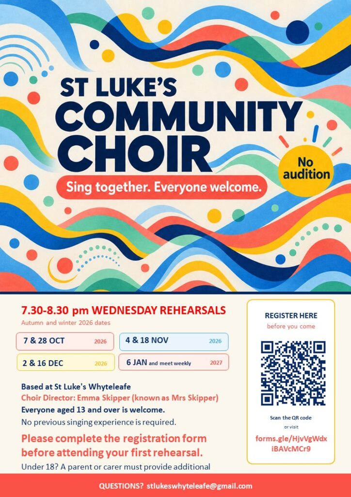 St Luke's Community Choir Poster v2